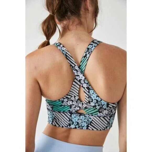FP Movement In Your Corner Printed Bra Womens Medium - Picture 3 of 9